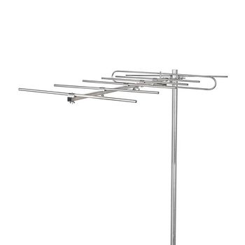 Outdoor Antenna | VHF | Reception range: ?50 km | Gain: 13 dB | 75 Ohm | Antenna length: 1348 mm | Aluminium Outdoor Antenna | VHF | Reception range: ?50 km | Gain: 13 dB | 75 Ohm | Antenna length: 1348 mm | Aluminium